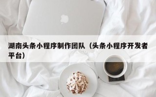 昌乐湖南头条小程序制作团队（头条小程序开发者平台）